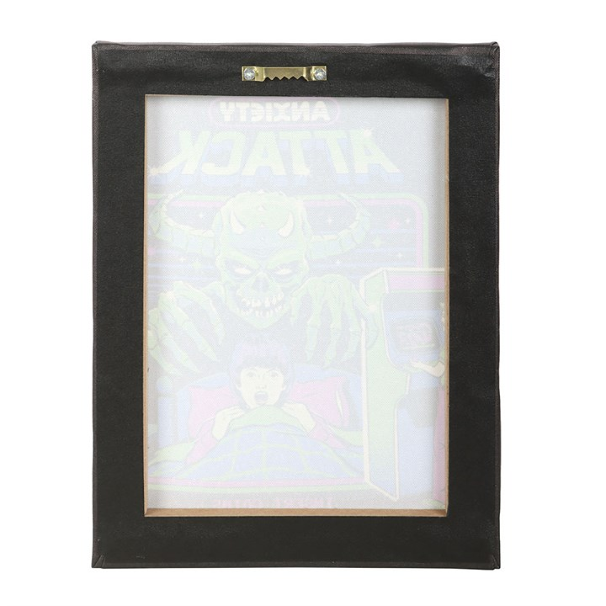 'Anxiety Attack' Canvas Plaque ~ Steven Rhodes