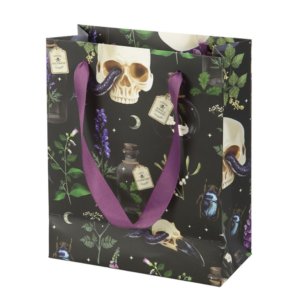 23cm Medium 'Venom & Vines' Gift Bag