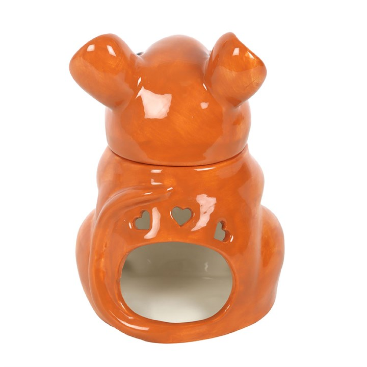 Mouse shaped cottagecore inspired wax melter and oil burner.