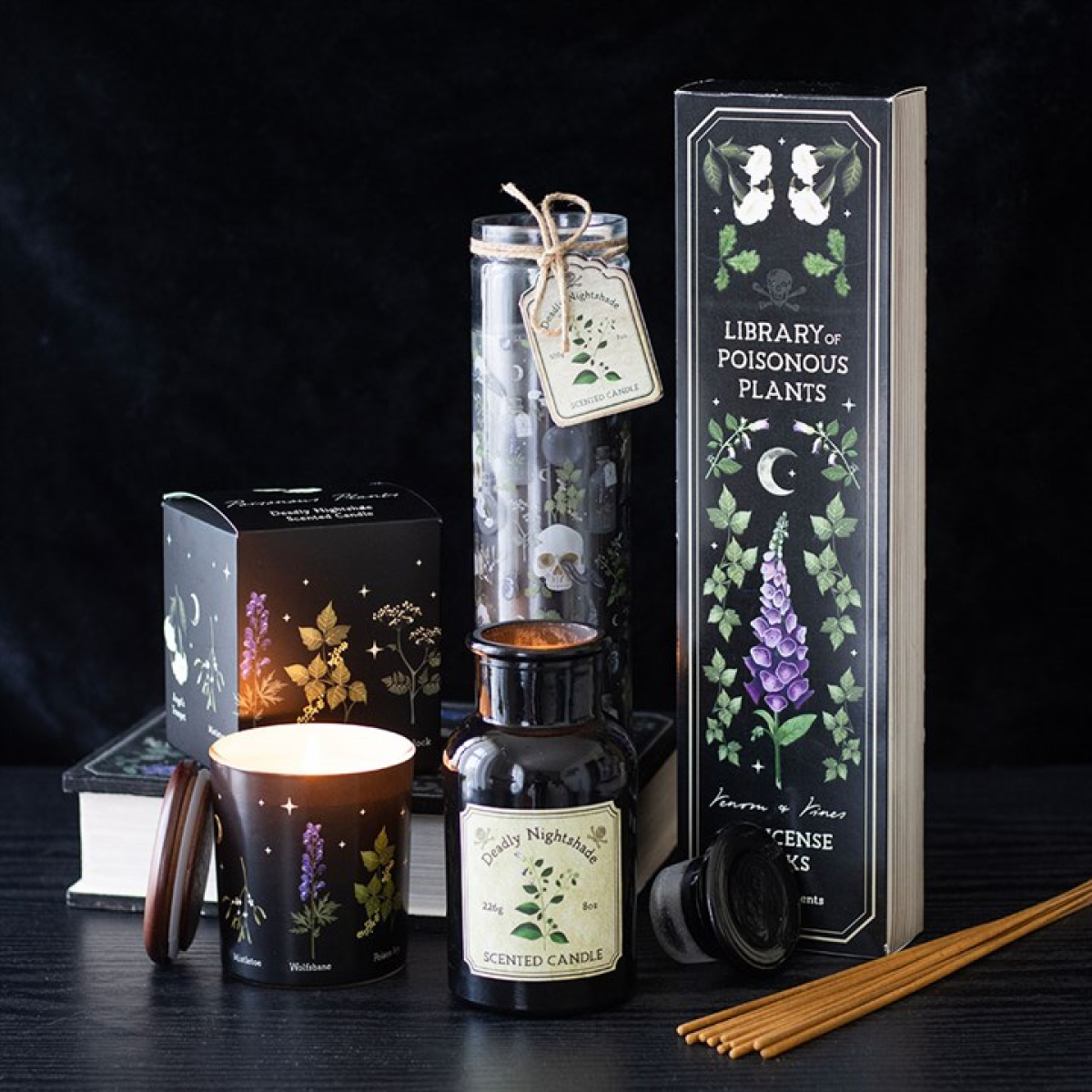'Poisonous Plants' Incense Sticks ~ Gift Set