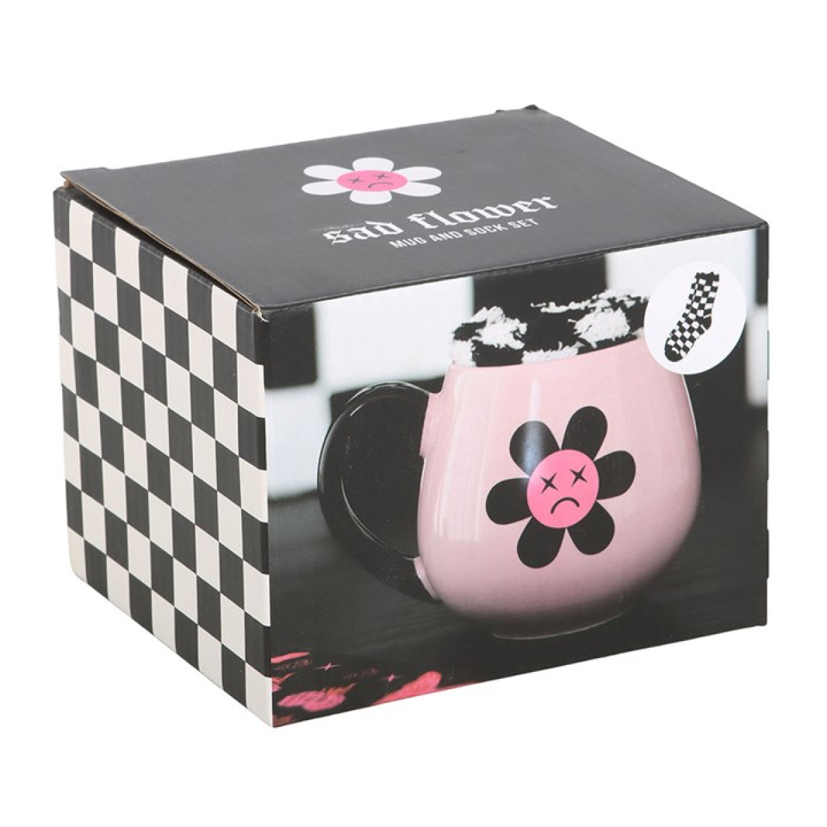 'Sad Flower' Mug and Socks Gift Set
