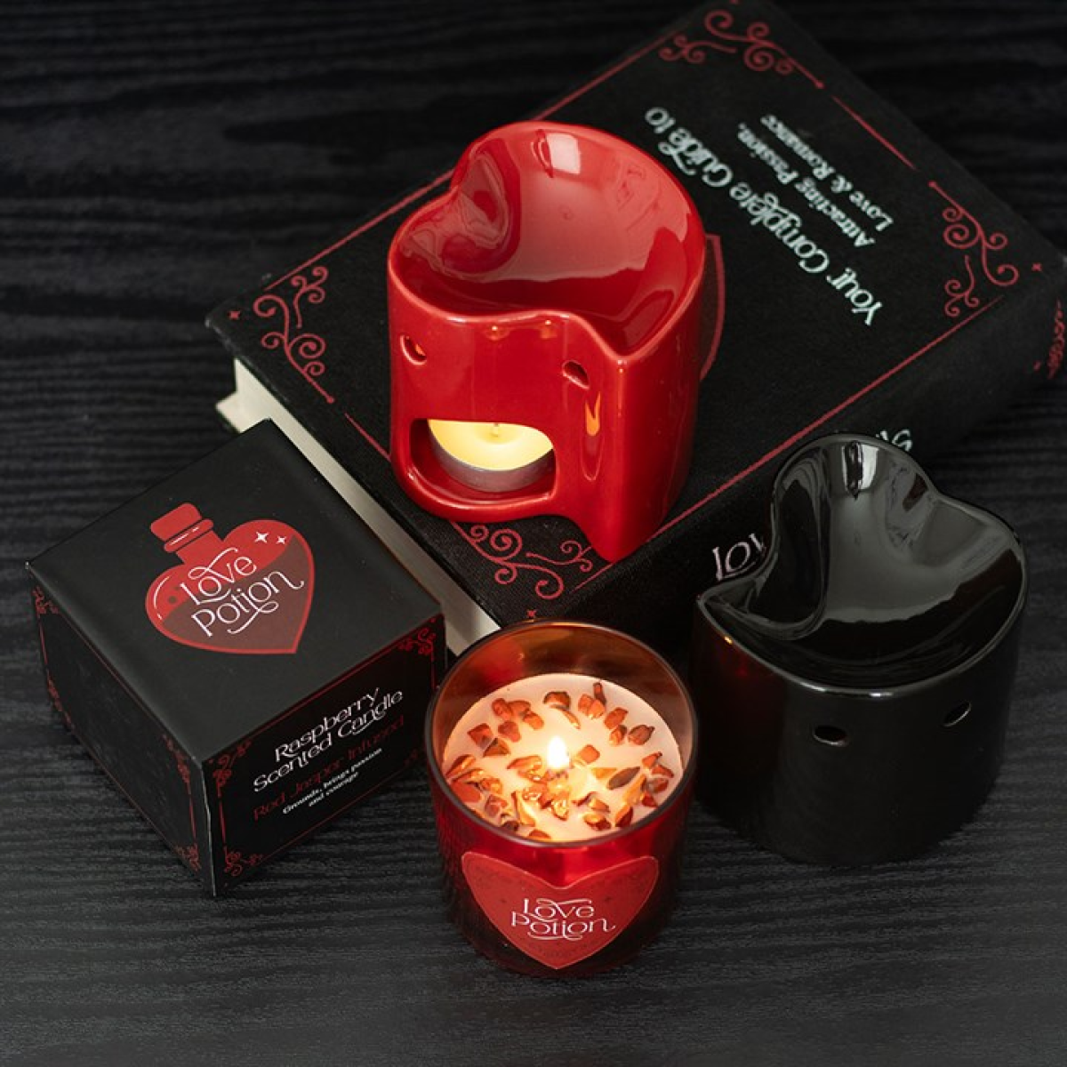 Red Heart Wax Melter I Oil Burner