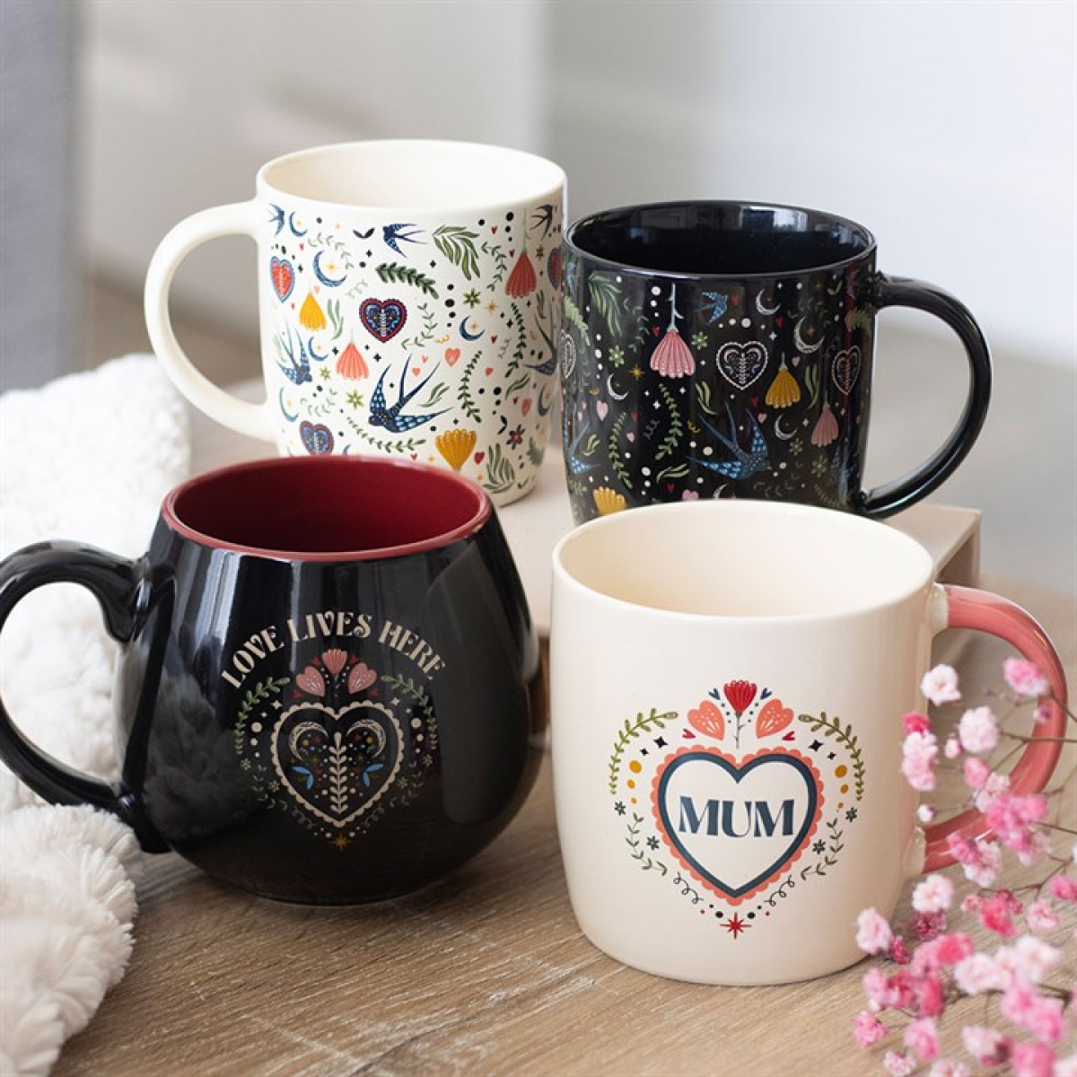 'Midnight Bloom' Print Mug