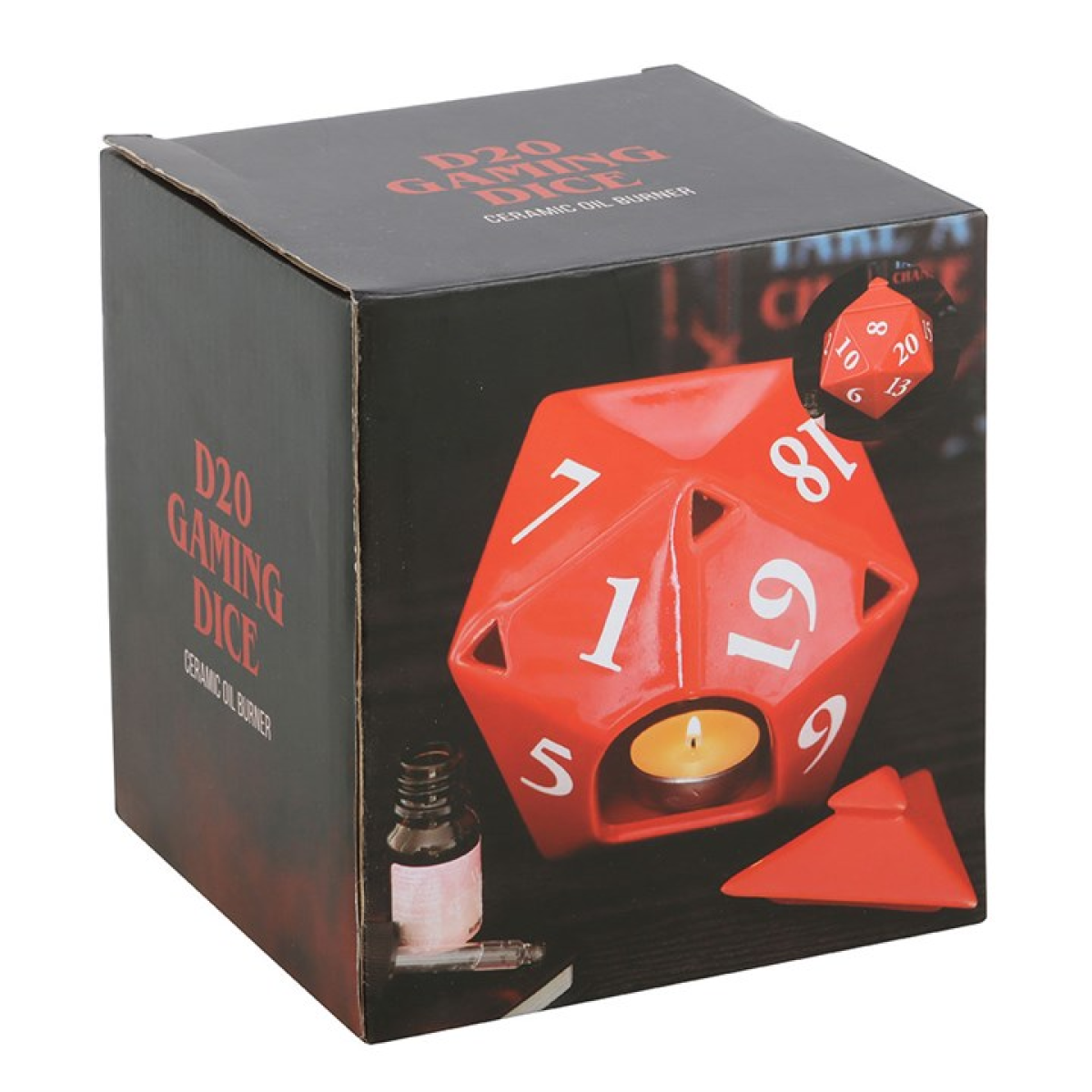 D20 Gaming Dice Wax Melter I Oil Burner