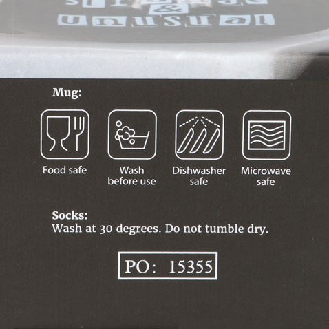 'Strange & Unusual' Mug and Socks Gift Set