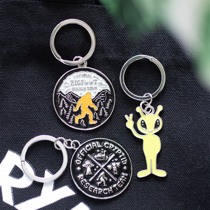 'Official Cryptid Research Team' Keyring