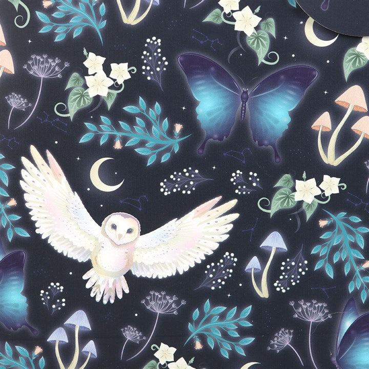23cm Midnight 'Forest Owl' Gift Bag