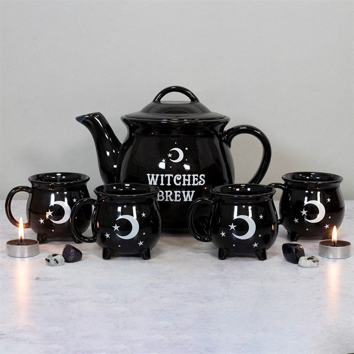 'Witches Brew' Cauldron Tea Set