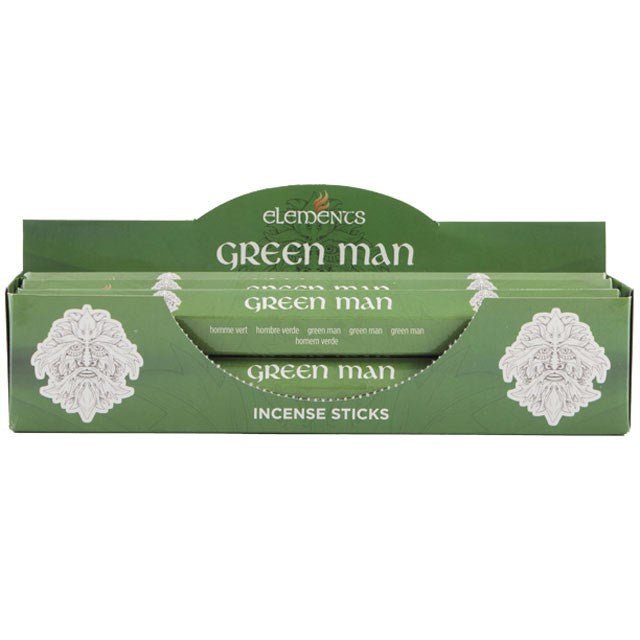 Elements Green Man Incense Sticks ~ 6 Packs