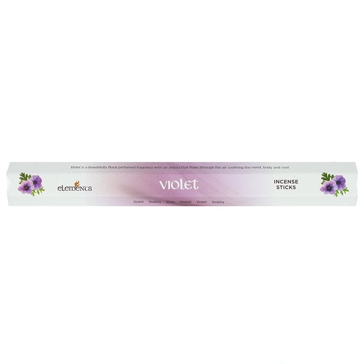 Elements Violet Incense Sticks ~ 6 Packs