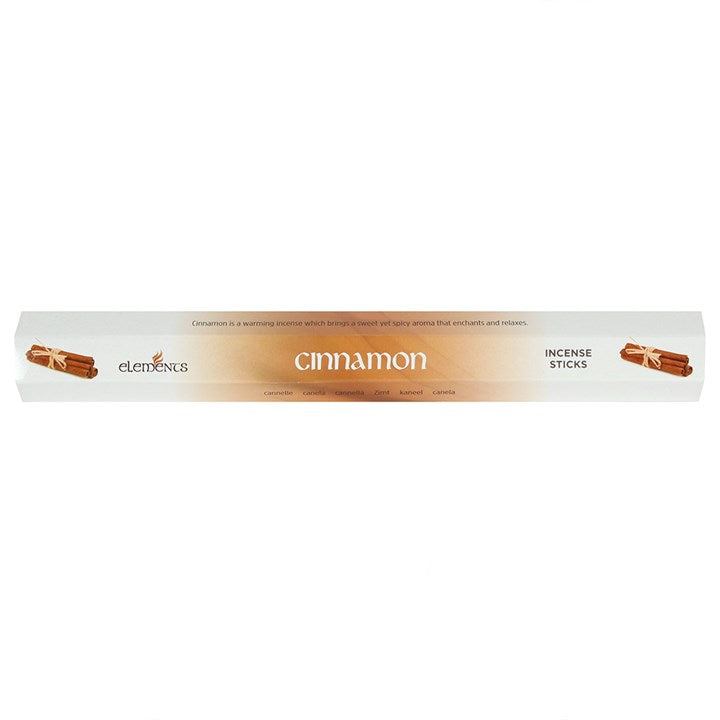 Elements Cinnamon Incense Sticks ~ 6 Packs
