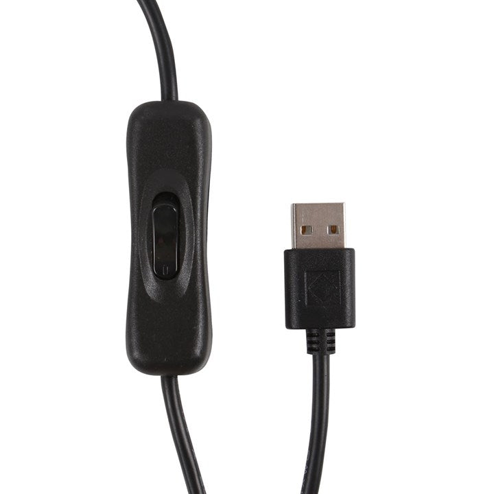 Electric wax melter and aroma lamp with captivating moon-gazing-hare design. Close up of USB plug and switch.