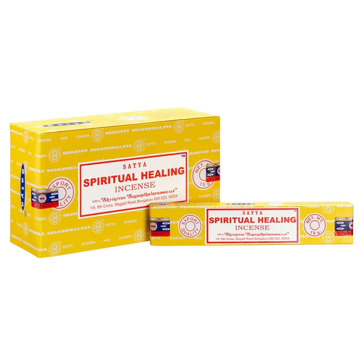 Satya Spiritual Healing Incense Sticks ~ 12 Packs