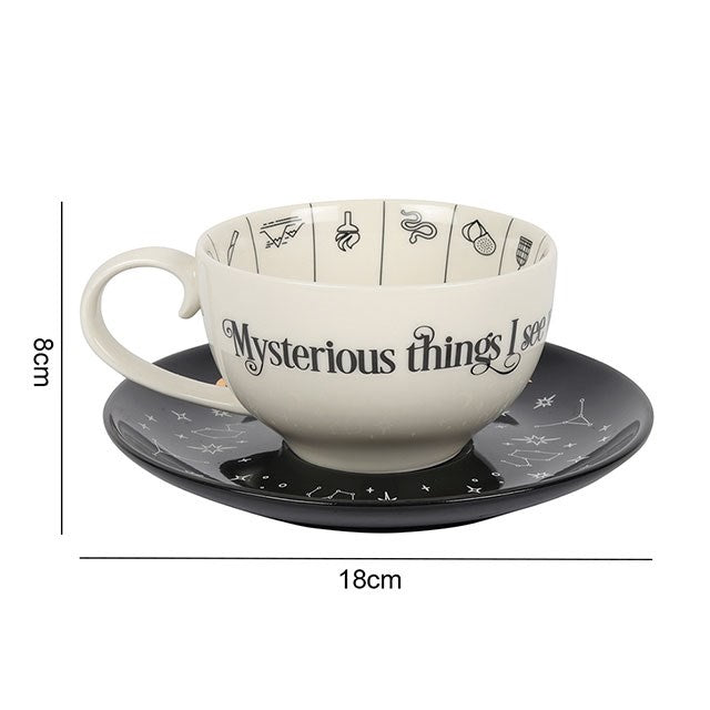 'Fortune Telling' Teacup and Saucer