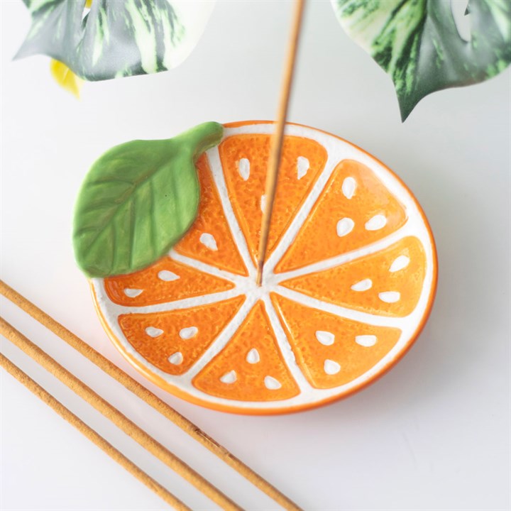 'Orange Slice' Incense Dish for Sticks + Cones