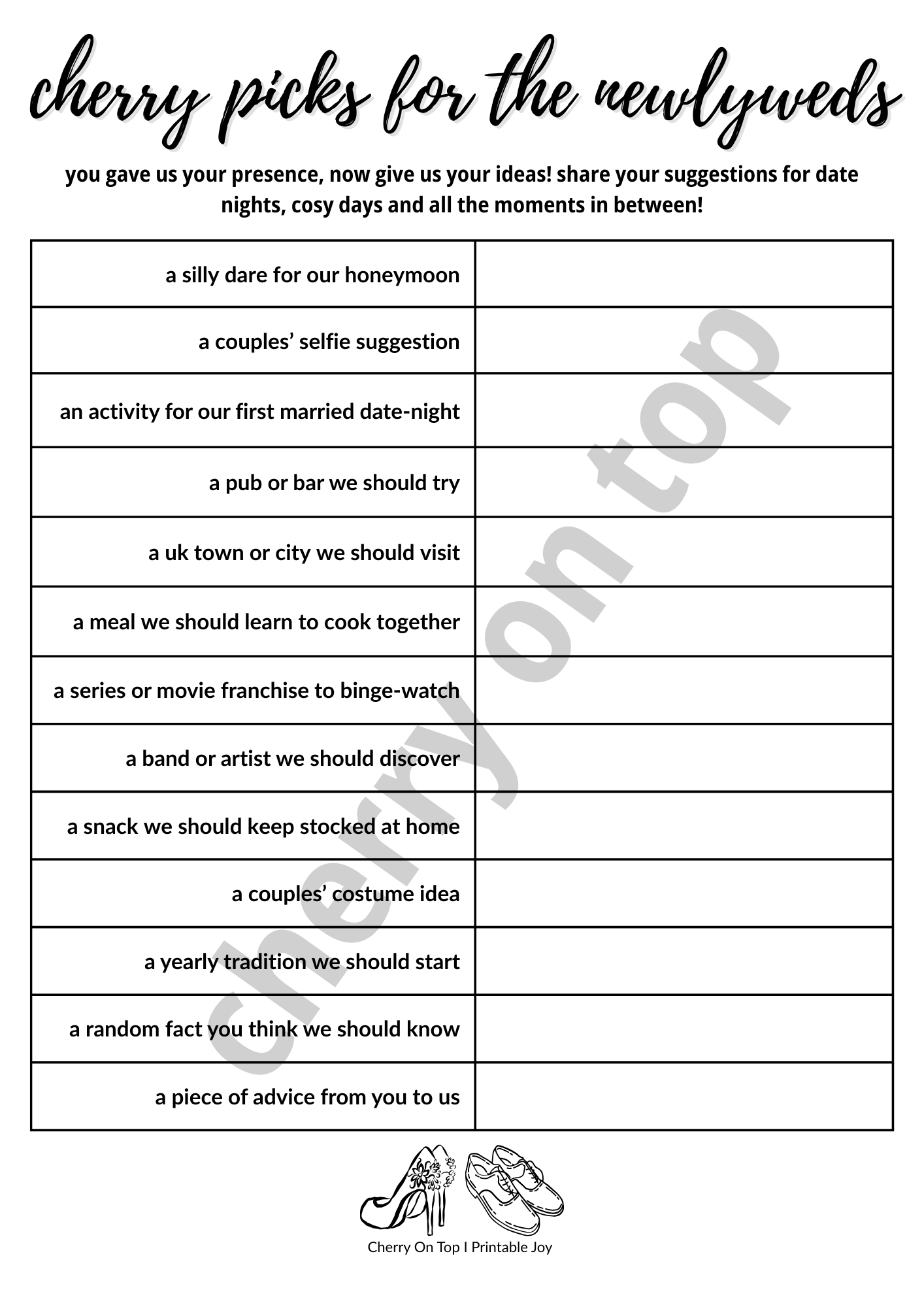 Wedding Game Bundle: All Grown Up Games & Kids Activity Pack I Instant Download