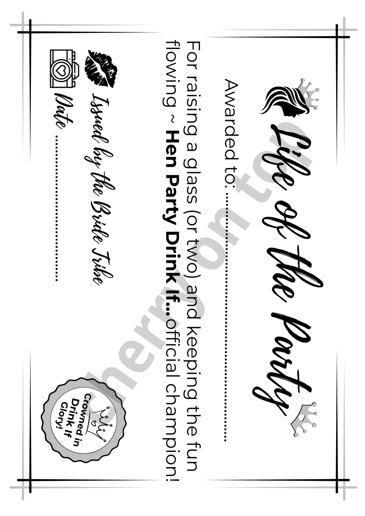 EXTENDED Hen Party Bundle I CHEEKY Edition I Original Hen Party Games + inclusive bonus sheets I Instant Download