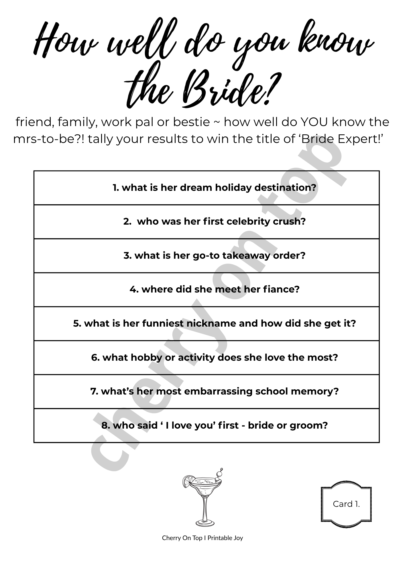 EXTENDED Hen Party Bundle I CLASSY Edition I Original Hen Party Games + inclusive bonus sheets I Instant Download