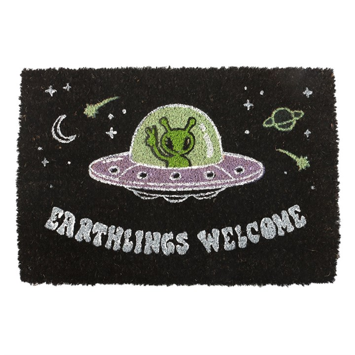 'Earthlings Welcome' Doormat