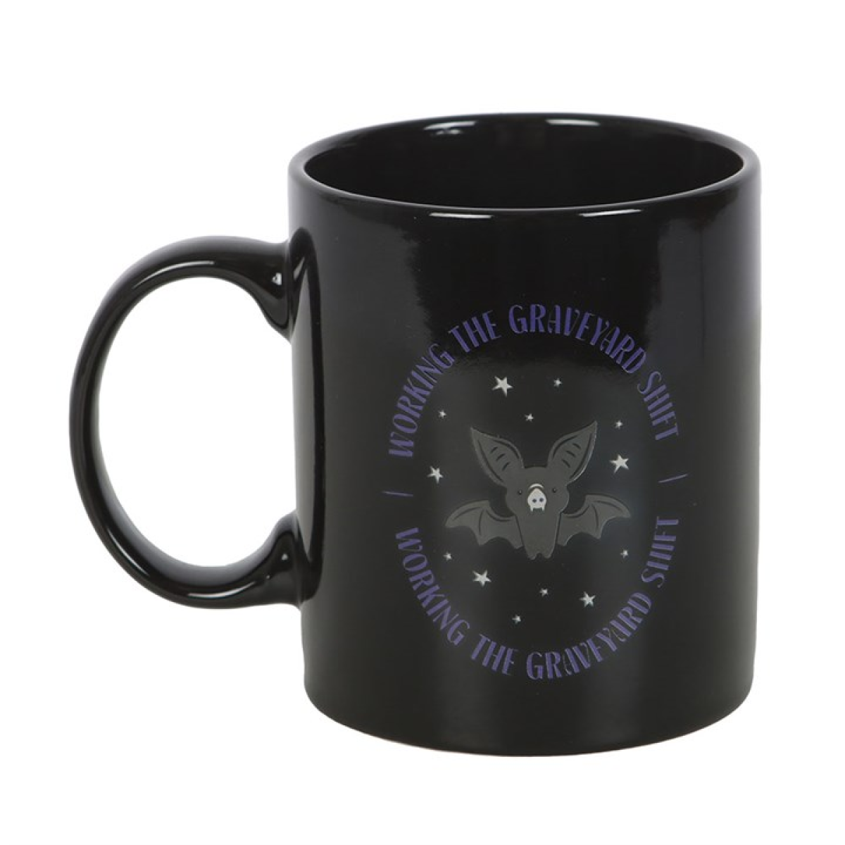 'Working the Graveyard Shift' Bat Mug