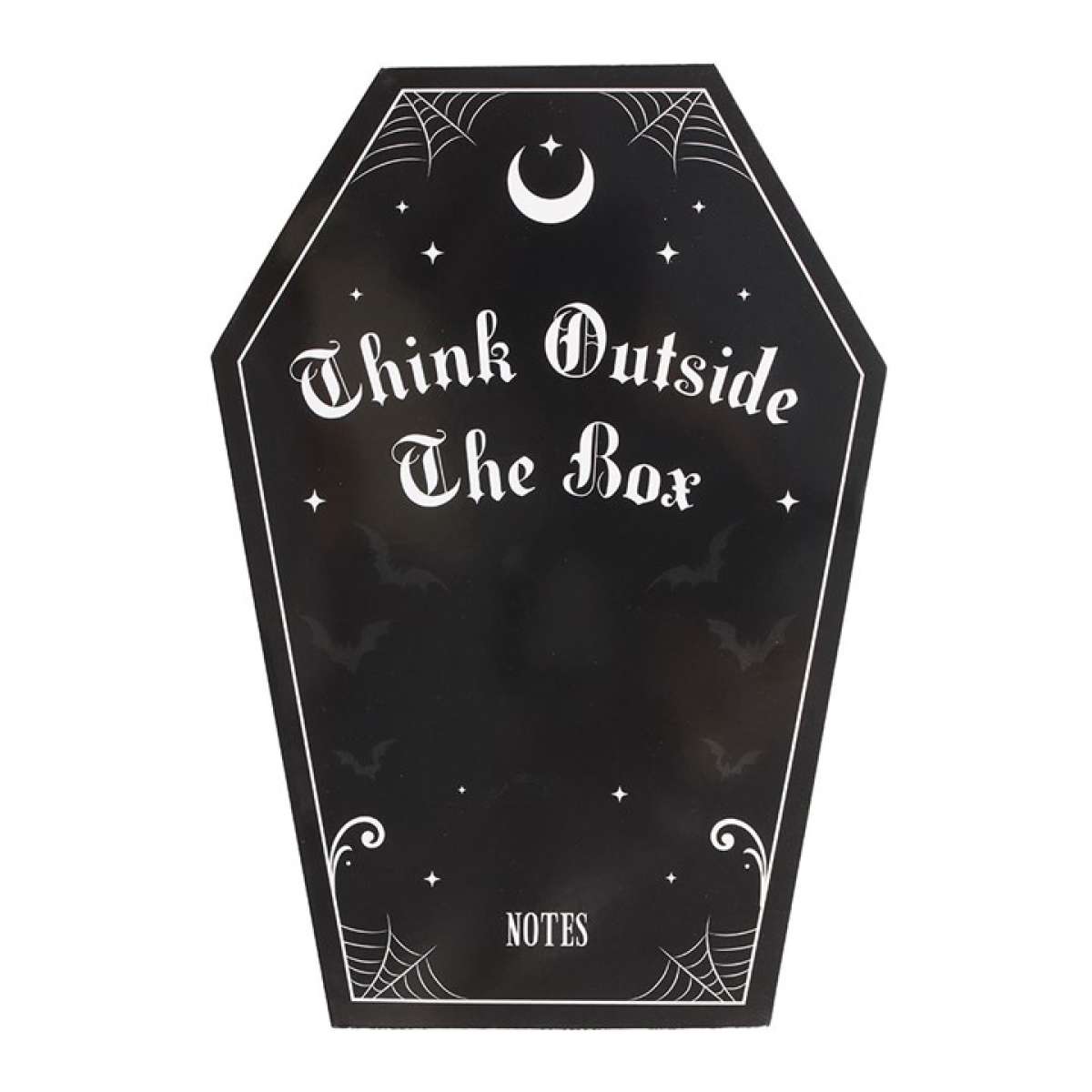 'Think Outside The Box' Coffin-Shaped Notebook