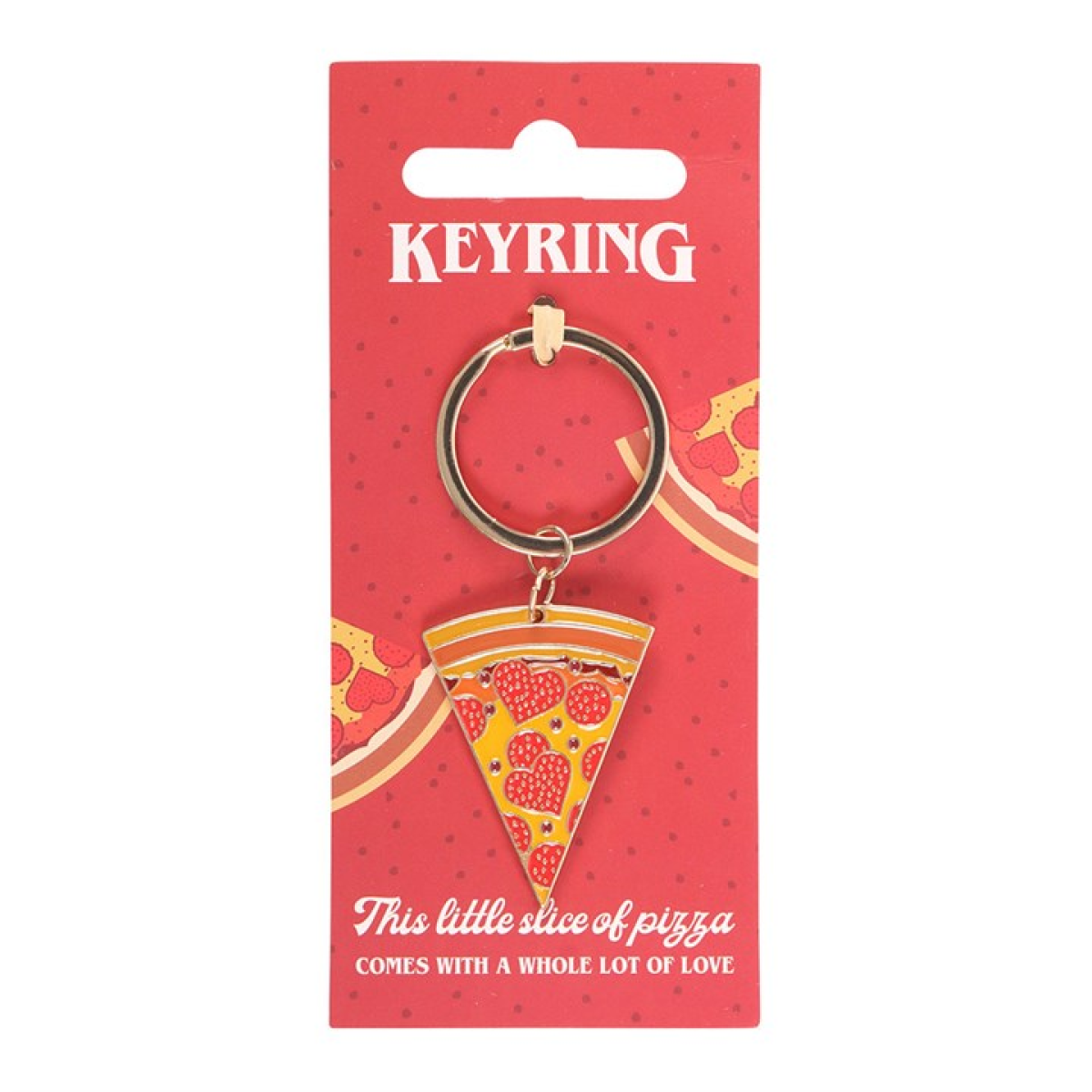 'Pizza Slice' Keyring