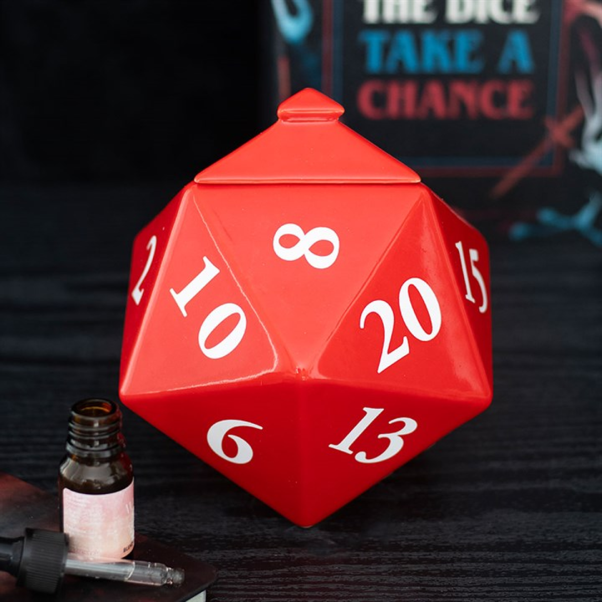D20 Gaming Dice Wax Melter I Oil Burner