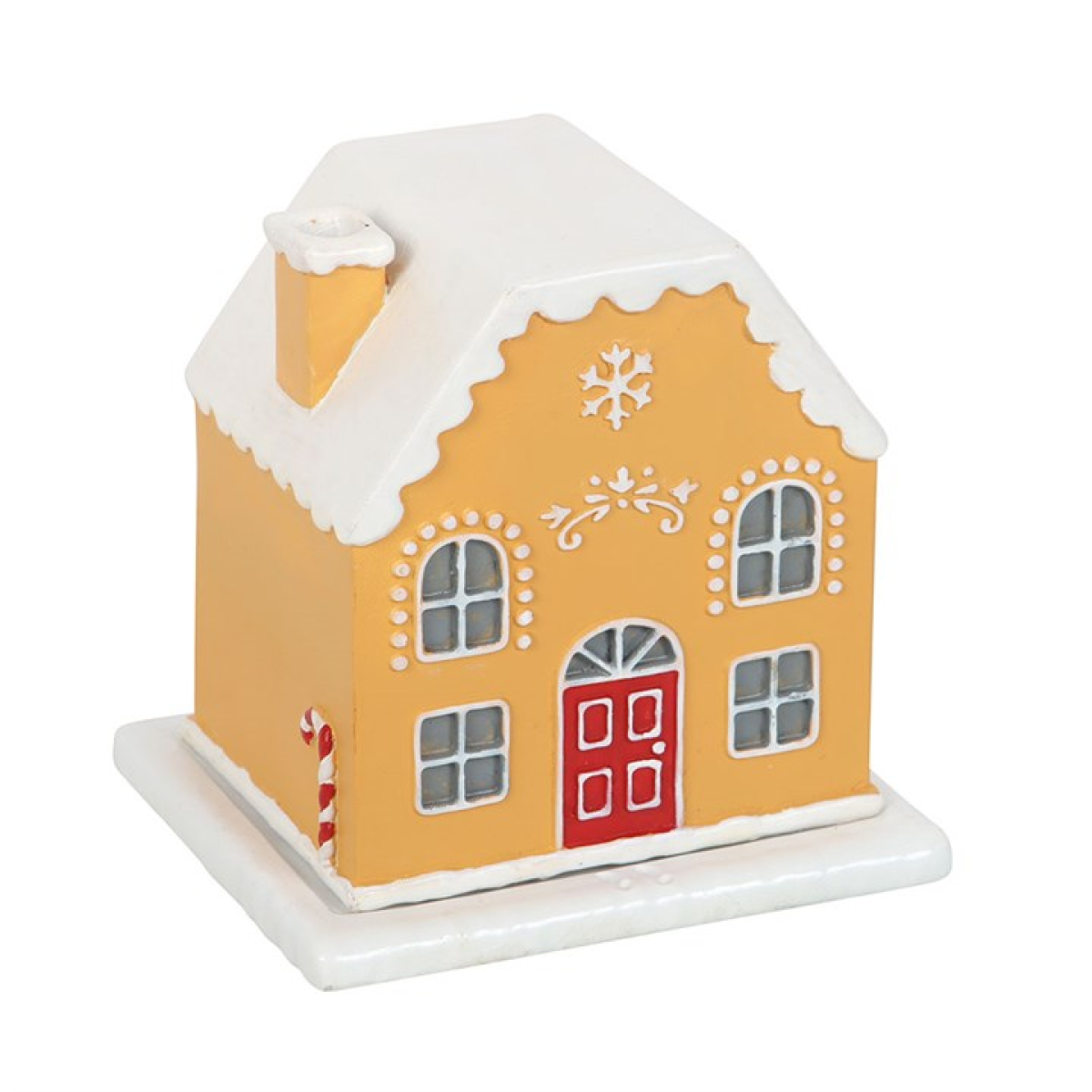 'Candy Cane' Gingerbread House Incense Cone Burner