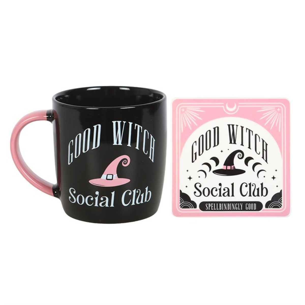 Wicked-Inspired 'Good Witch Social Club' Mug + Coaster Gift Set