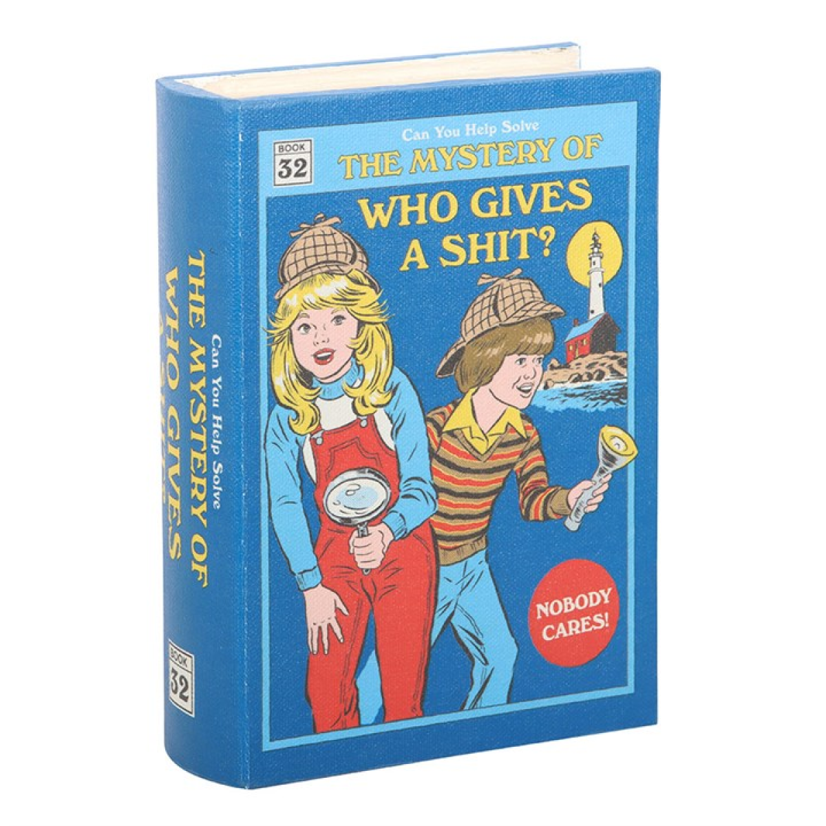 'Who Gives a Shit' Book Shaped Storage Box ~ Steven Rhodes