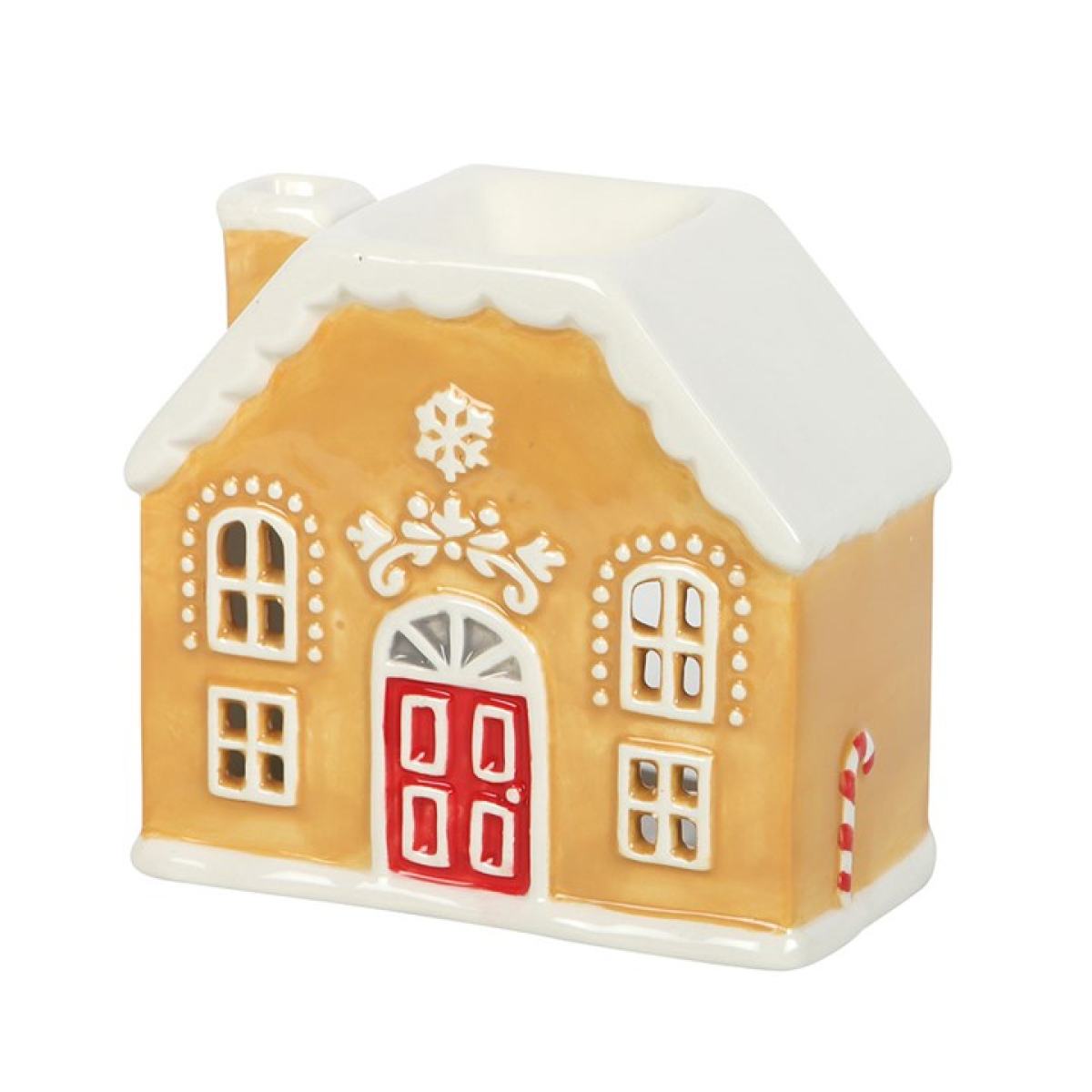 Candy Cane Gingerbread House Wax Melter I Oil Burner