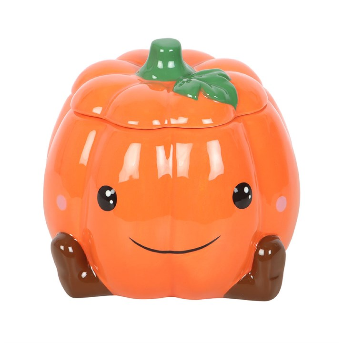 Adorable Pumpkin Ceramic Wax Melter I Oil Burner