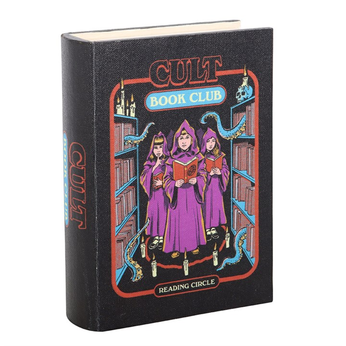 'Cult Book Club' Book Shaped Storage Box ~ Steven Rhodes