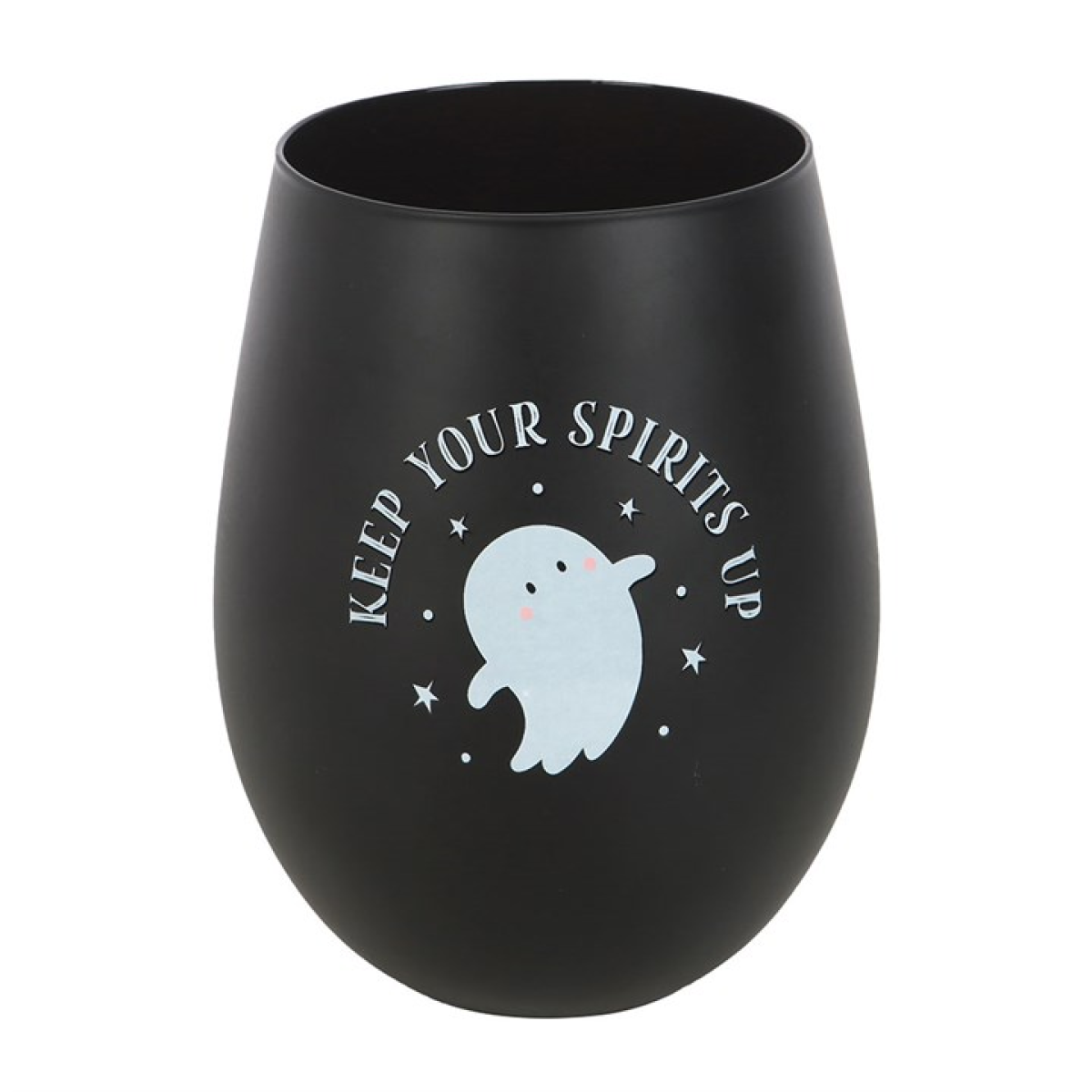'Keep Your Spirits Up' Stemless Ghost Glass