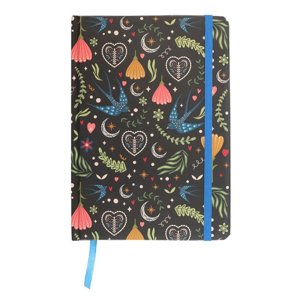 'Midnight Bloom' A5 Notebook