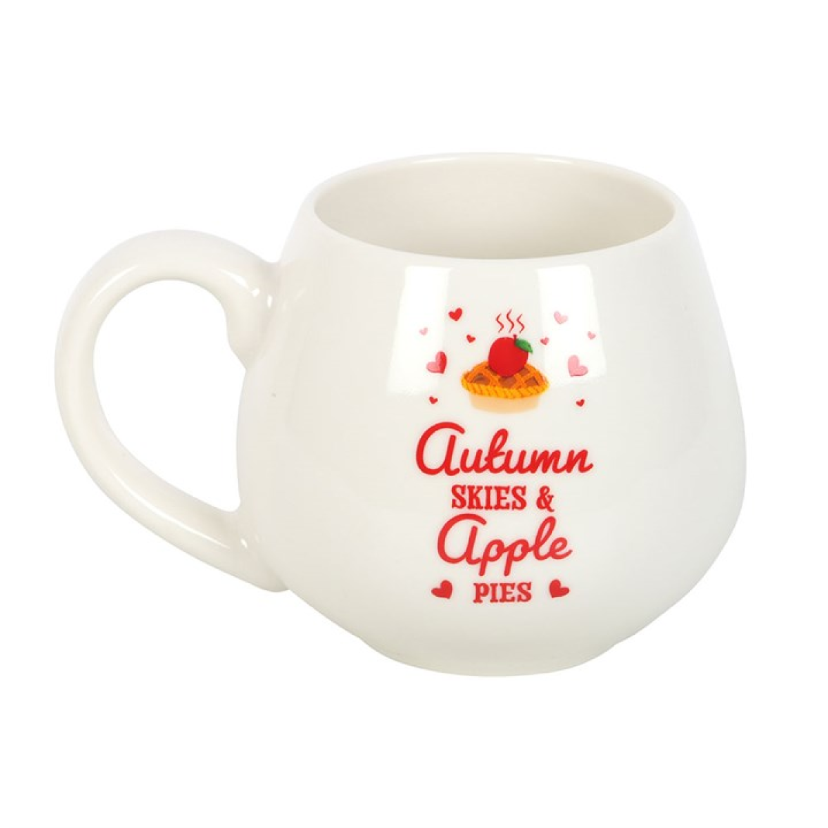 'Autumn Skies & Apple Pies' Rounded Mug