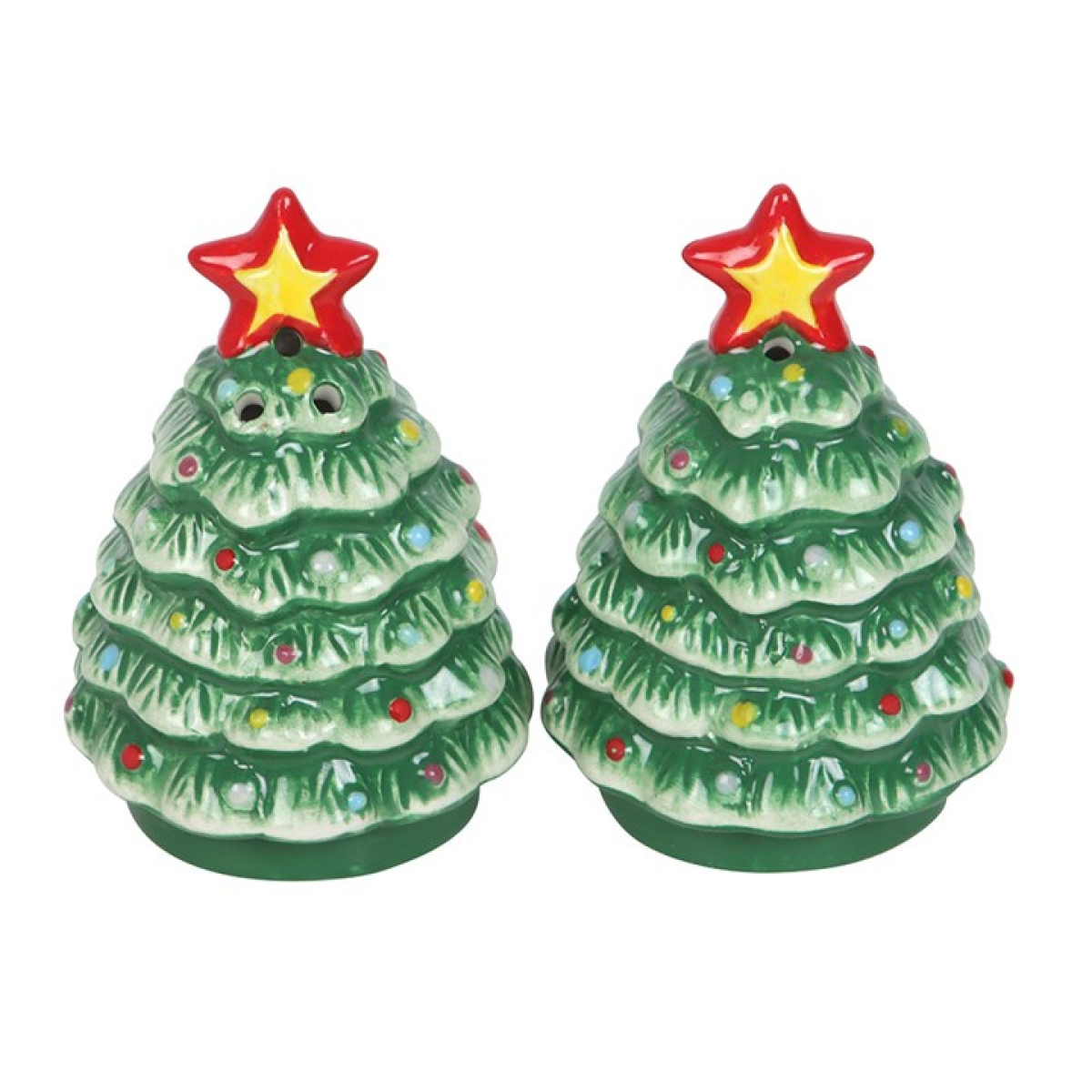 'Nostalgic Christmas Trees' Salt & Pepper Shakers