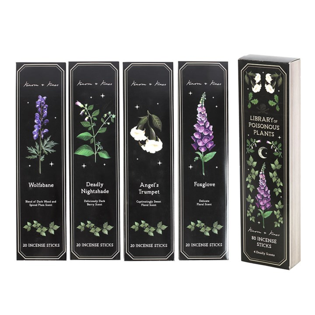 'Poisonous Plants' Incense Sticks ~ Gift Set