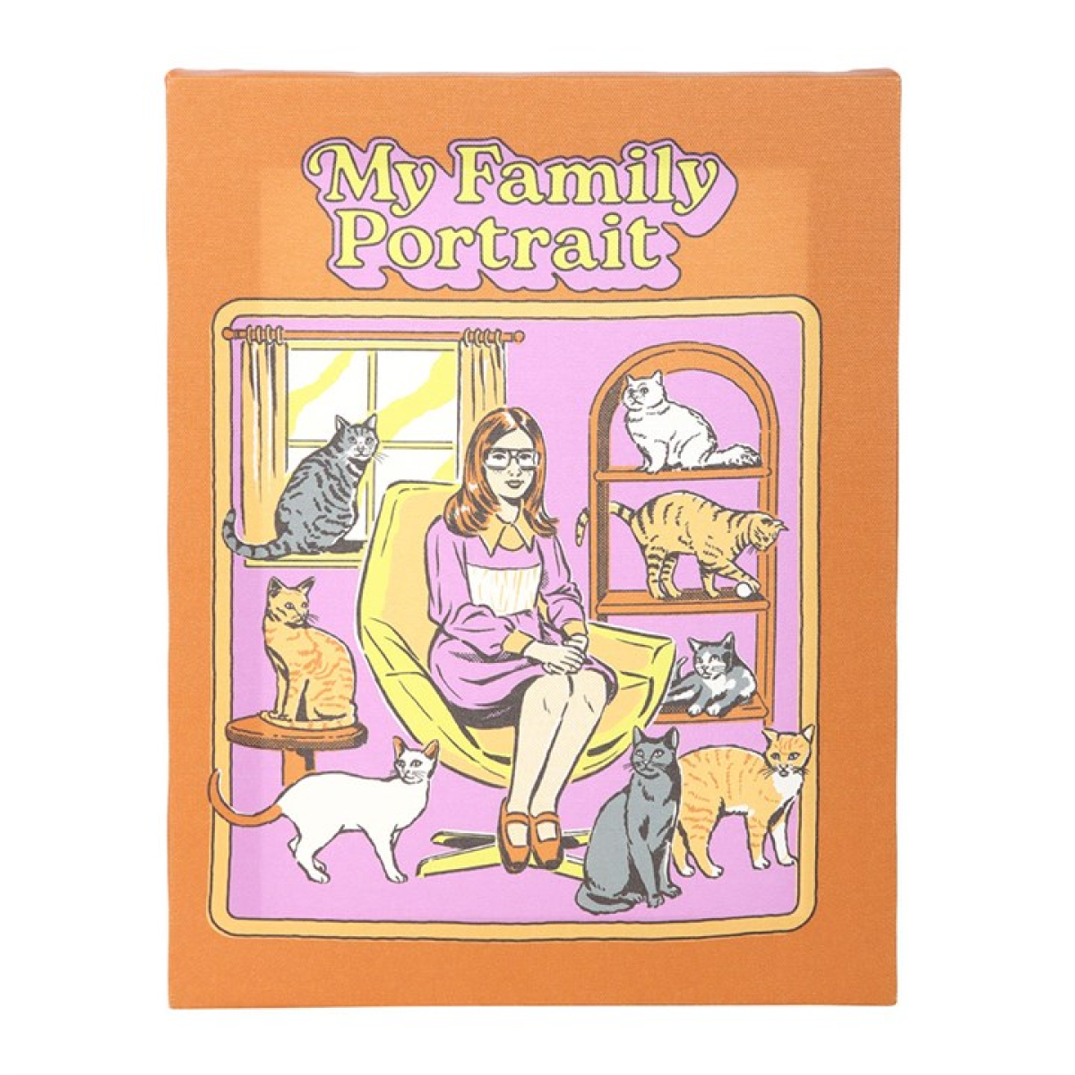 'My Family Portrait' Canvas Plaque ~ Steven Rhodes