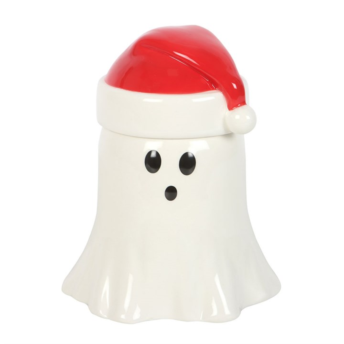 Ghost with Santa Hat Wax Melter I Oil Burner