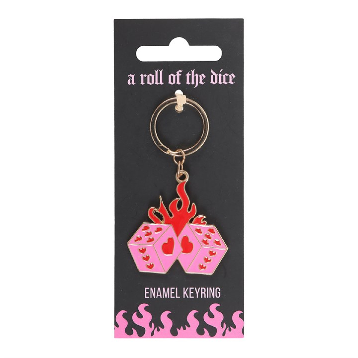 'A Roll of the Dice' Keyring