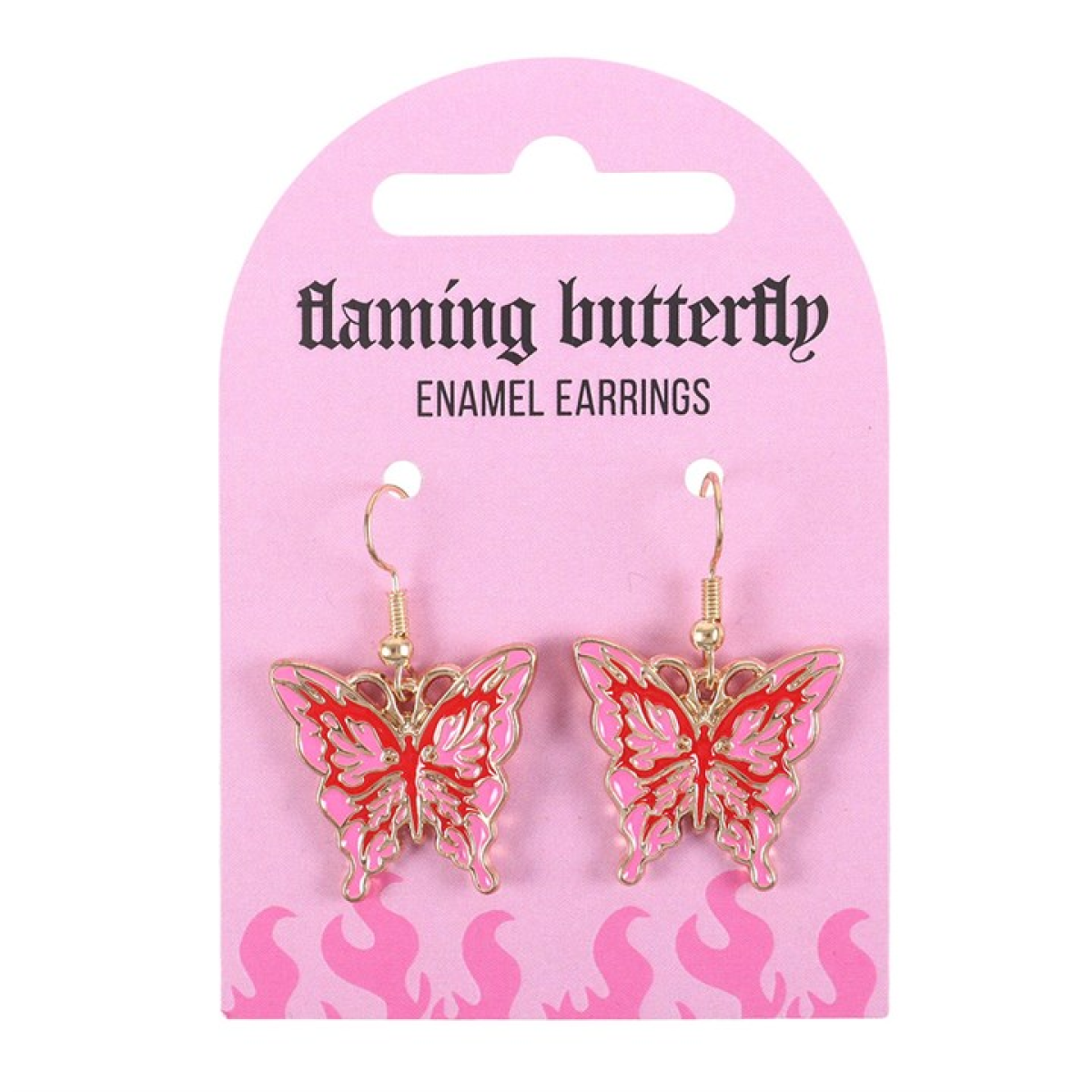 'Flaming Butterfly' Earrings