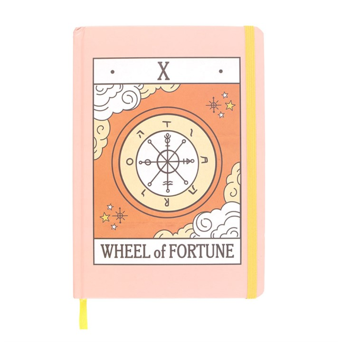 'The Wheel of Fortune' Vintage Tarot A5 Notebook