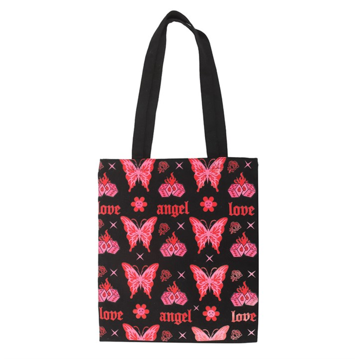 'Flaming Butterfly' Print Tote Bag
