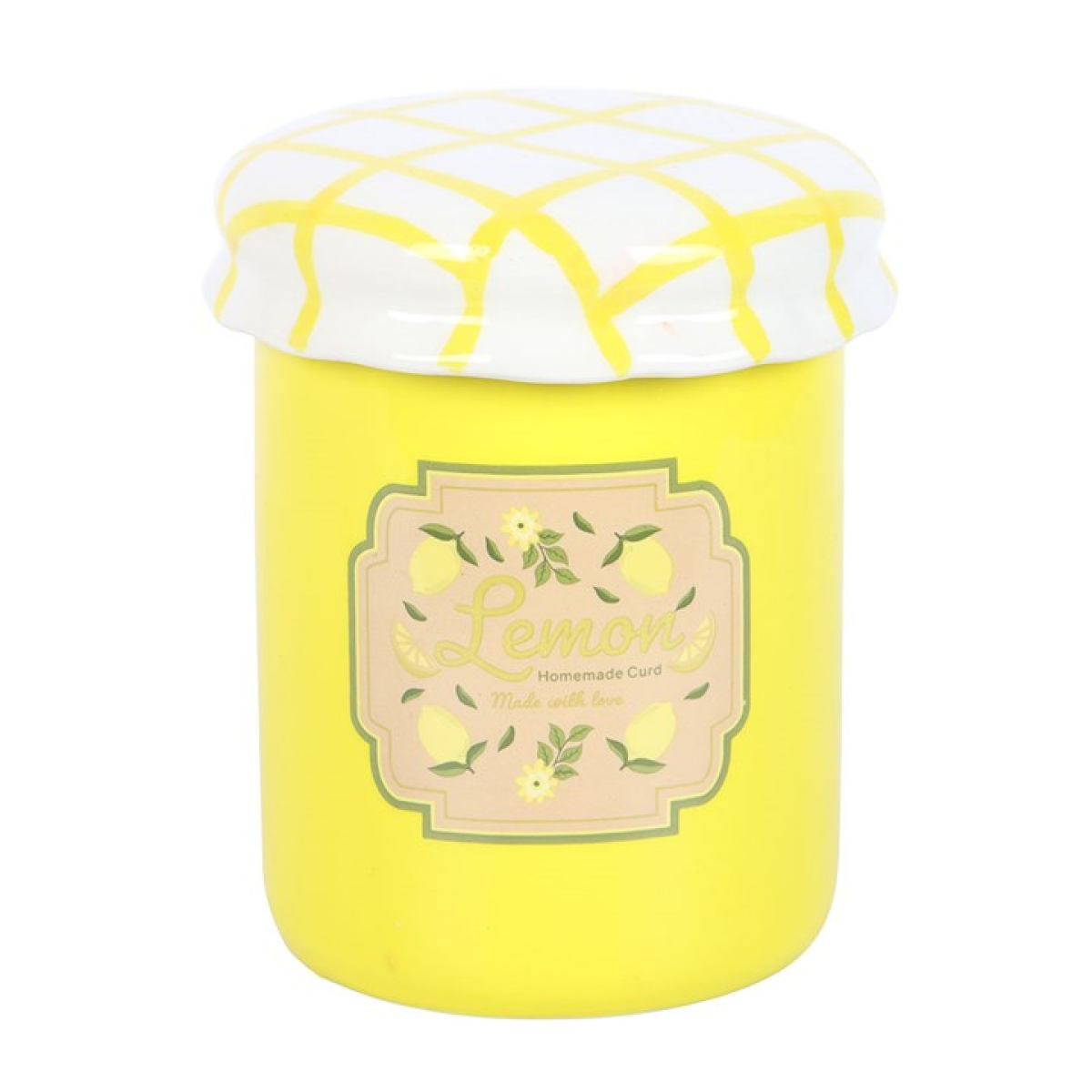 Lemon Curd Jar Ceramic Wax Melter I Oil Burner