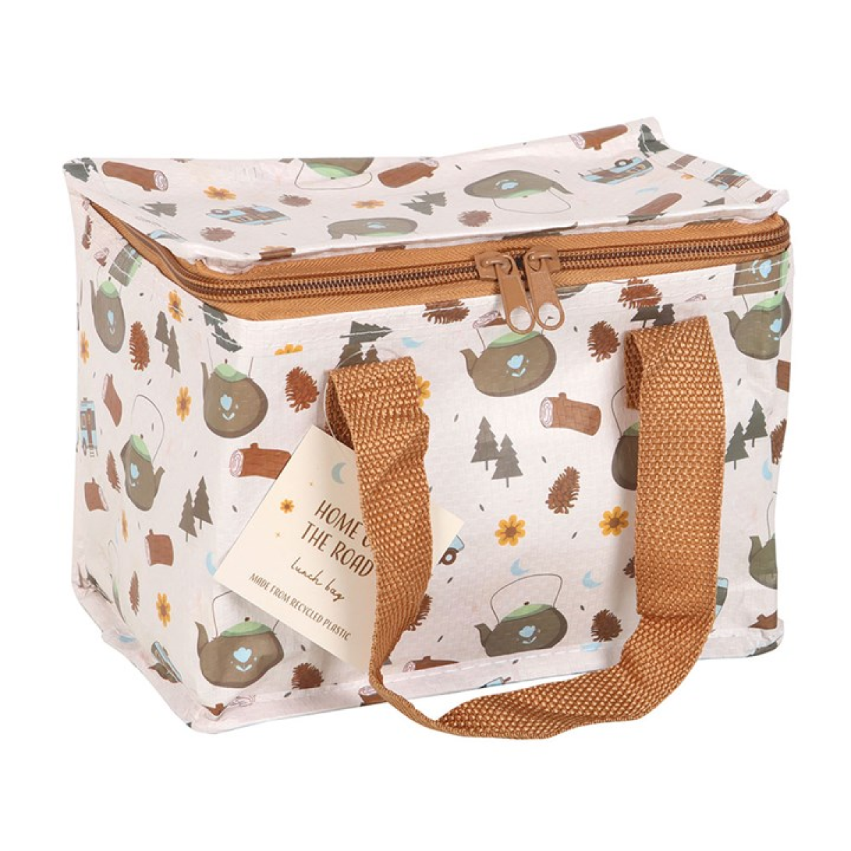 'Home on the Road' Camping Print Lunch Bag