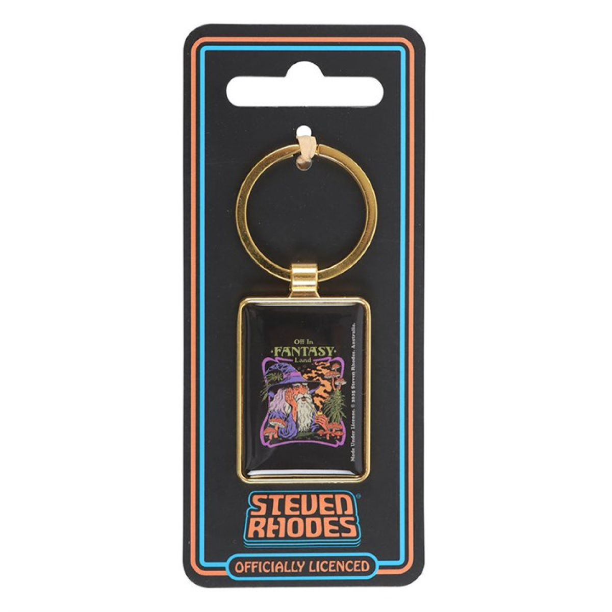'Off in Fantasy Land' Keyring ~ Steven Rhodes