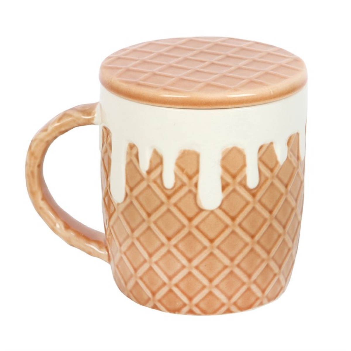 'Waffle' Mug and Coaster Set