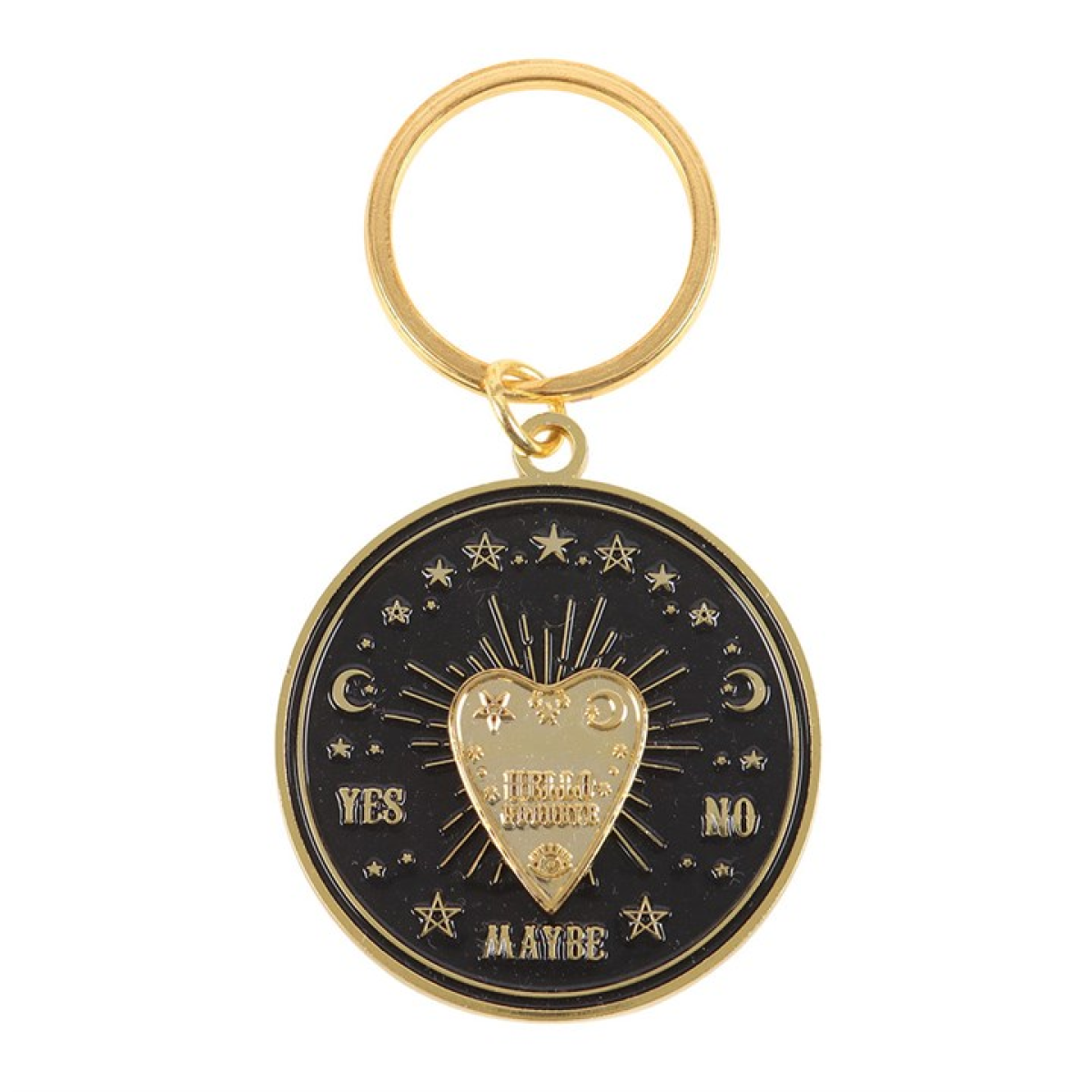 Spinning 'Summon the Spirits' Planchette Keyring