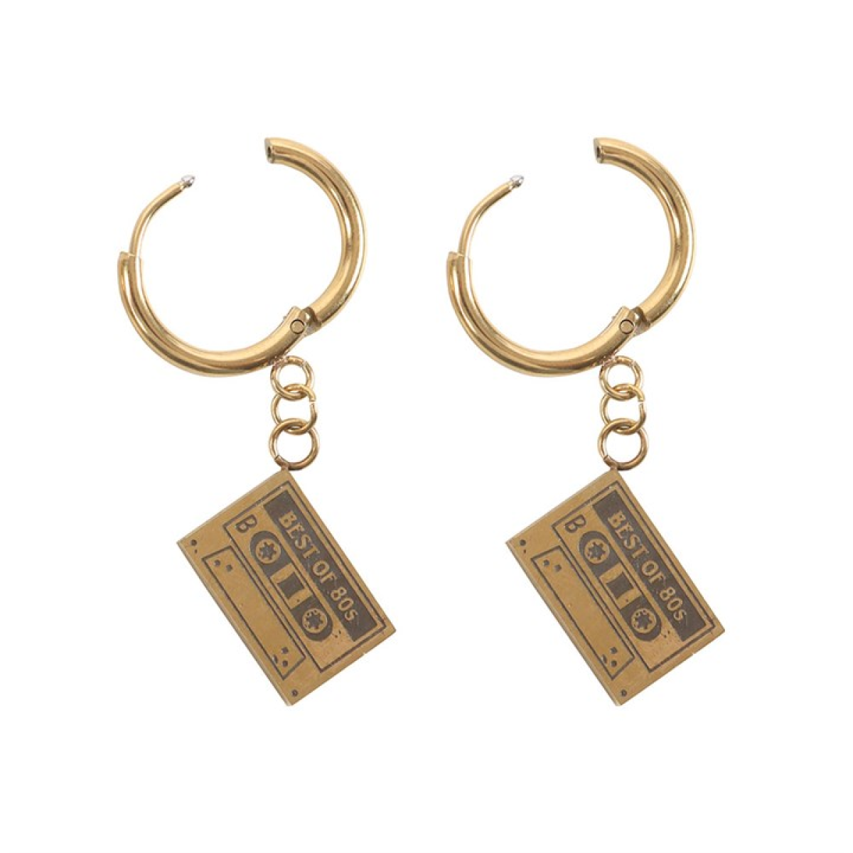 Stranger Things-Inspired Mixtape Dangle Earrings